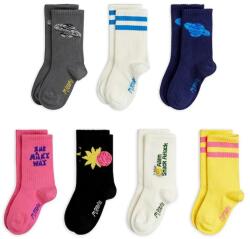 Mini Rodini gyerek zokni Alien 7 pár - többszínű 36/39