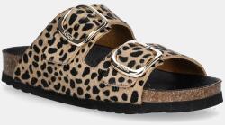 Scholl bőr papucs NOELLE - barna Női 39 - answear - 32 990 Ft