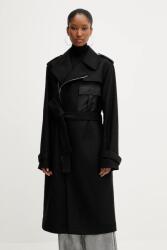 Iceberg gyapjú kabát - fekete 38