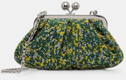 Weekend Max Mara pénztárca gyapjúkeverékből ACCENNI - zöld Univerzális méret