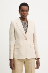 Weekend Max Mara len blézer NALUT - bézs 38