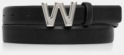 Weekend Max Mara bőr öv AWEST - fekete XS