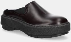 Sunnei bőr papucs CEMENTO - barna Női 38