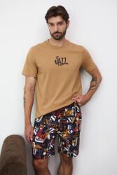 Medicine pamut pizsama - bézs L