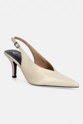 Patrizia Pepe bőr tűsarkú - bézs Női 39