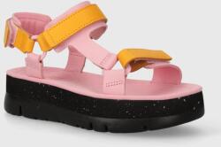 Camper bőr szandál Oruga Up - rózsaszín Női 37