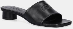 MM6 Maison Margiela bőr papucs - fekete Női 37 - answear - 179 990 Ft