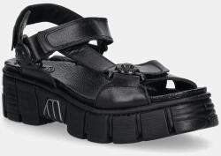 New Rock bőr szandál NOMADA - fekete Női 36