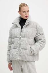 Moschino Jeans gyapjú keverék dzseki - szürke 34