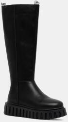 Patrizia Pepe gyerek csizma bőrből - fekete 38 - answear - 44 990 Ft