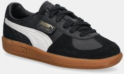 PUMA gyerek velúr sportcipő Palermo Lth Jr - fekete 38.5