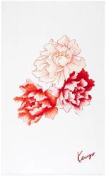 KENZO strand törölköző K PEONY 100 x 170 cm - fehér Univerzális méret