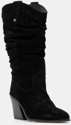 Barbour csizma velúrból Corey - fekete Női 40