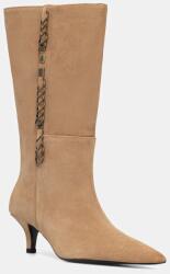Patrizia Pepe csizma velúrból - bézs Női 39