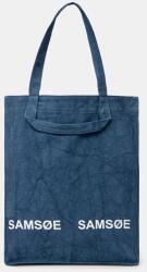 Samsøe Samsøe pamut táska SALUCCA - kék Univerzális méret