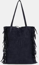 ANSWEAR velúr táska - sötétkék Univerzális méret