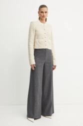 Patrizia Pepe gyapjú kabát - bézs 38