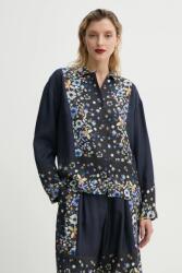 MUNTHE selyem ing FAIZA - sötétkék 38