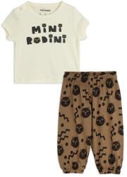 Mini Rodini gyerek együttes Mini Rodini Cats - bézs 68-74