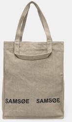 Samsøe Samsøe pamut táska SALUCCA - bézs Univerzális méret