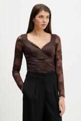 Abercrombie & Fitch felső - barna XXS - answear - 19 990 Ft