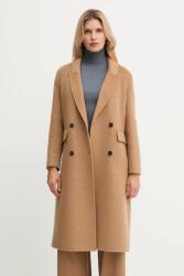 Simona Corsellini gyapjúkabát - barna 36