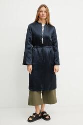 MM by Max Mara Max Mara Leisure kabát gyapjú keverékből - sötétkék 38