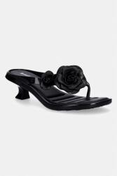 Melissa flip-flop MELISSA THONG KITTEN HEEL PETALS AD - fekete Női 41/42