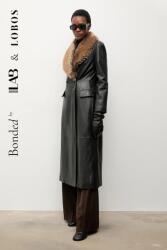 ANSWEAR Bonded by Answear. LAB & LOBOS bőrkabát - fekete S