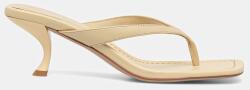 Answear. LAB bőr flip-flop Unscripted kollekció - bézs Női 39