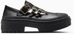 Converse bőr félcipő Chuck Taylor All Star Lugged Heel MJ - fekete Női 38