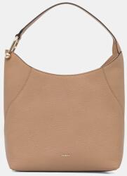 Furla bőr táska Lara M Hobo - bézs Univerzális méret