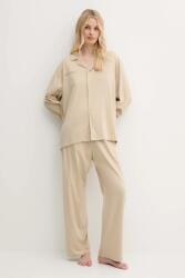 PANGAIA pamut pizsama - bézs XS - answear - 48 990 Ft