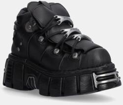 New Rock sportcipő Negro Tower + Negro Acero - fekete Női 37
