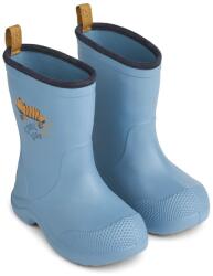 Liewood gyerek gumicsizma Aston Rainboot - kék 21