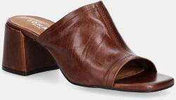 Jonak bőr papucs BUTTERFLY - barna Női 37