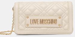 Love Moschino keresztpántos táska női műbőr - bézs Univerzális méret - answear - 41 990 Ft