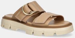 Sorel bőr papucs REIN CB SLIDE - bézs Női 40 - answear - 27 990 Ft