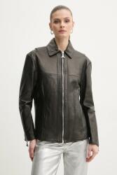Patrizia Pepe bőrdzseki - fekete 34