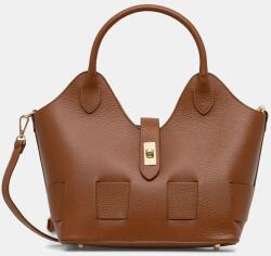 ANSWEAR bőr táska - barna Univerzális méret - answear - 49 990 Ft