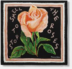 Nanushka selyem kendő - fekete Univerzális méret