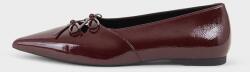 Vagabond Shoemakers bőr balerina cipő HERMINE - burgundia Női 36