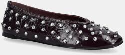 Steve Madden bőr balerina cipő Leni-S - burgundia Női 40