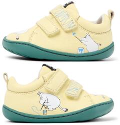 Camper gyerek félcipő bőrből Peu Cami TWS FW by Moomin - sárga 21