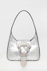 Moschino Jeans bőr táska - ezüst Univerzális méret