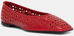 Alohas bőr balerina cipő Sway - piros Női 40 - answear - 51 990 Ft
