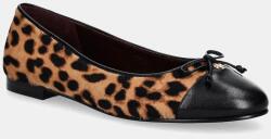 Tory Burch bőr balerina cipő Cap-Toe Ballet - barna Női 38