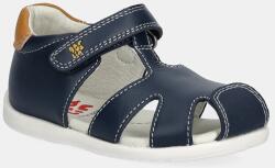 Garvalin gyerekszandál bőrből - sötétkék 19
