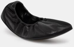 MM6 Maison Margiela bőr balerina cipő - fekete Női 38