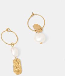 Sessun aranyozott fülbevaló - arany Univerzális méret - answear - 29 990 Ft